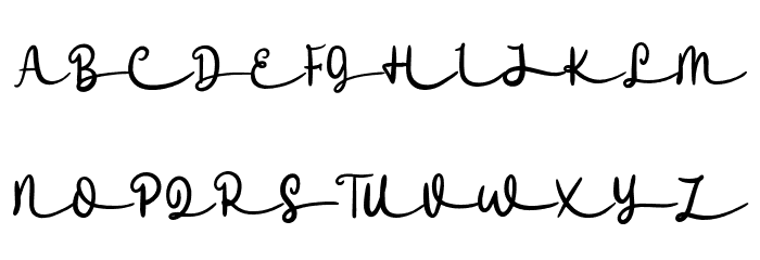SweetLovelyRainbowThree-Reg Font UPPERCASE