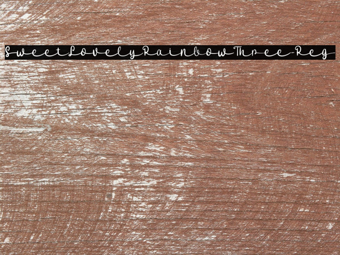 SweetLovelyRainbowThree-Reg Example 3