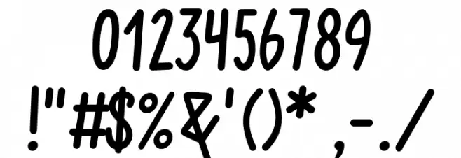 SweetMelodyDemo-Bold Font OTHER CHARS