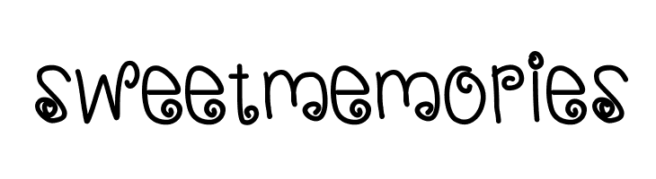 SweetMemories Font