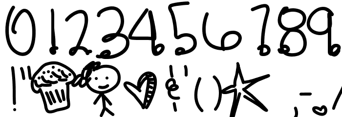 SweetMemories Font OTHER CHARS