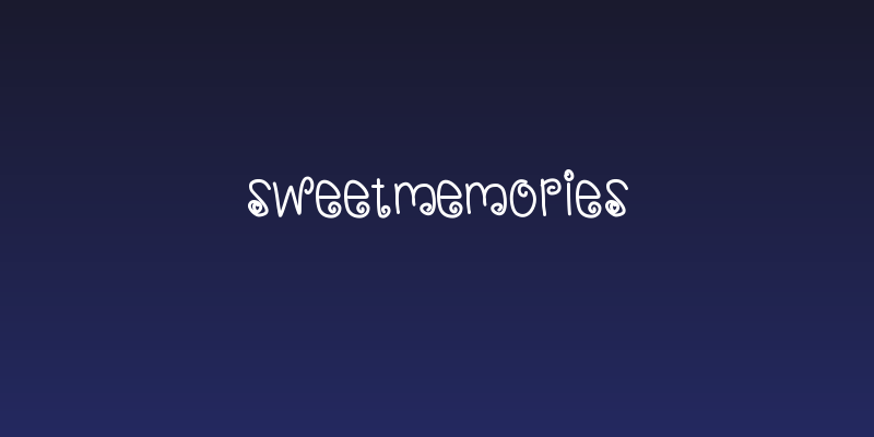 SweetMemories Social Header