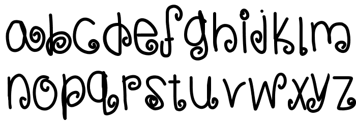 SweetMemories Font LOWERCASE