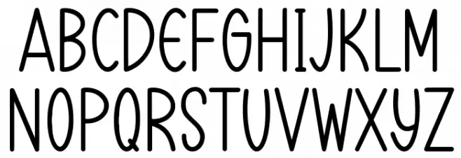 SweetMorning Schriftart Groß
