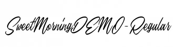 SweetMorningDEMO-Regular  Frei Schriftart Herunterladen