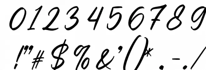 SweetMorningDEMO-Regular Font OTHER CHARS