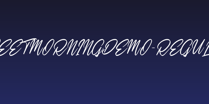 SweetMorningDEMO-Regular Social Header