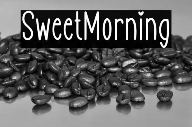 SweetMorning Font examples