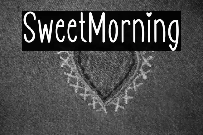 SweetMorning Font examples