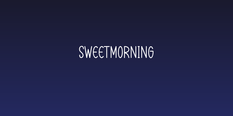 SweetMorning Social Header