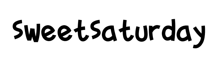 SweetSaturday  les polices de caractères gratuit tlcharger