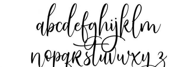 SweetServe FREE Font LOWERCASE