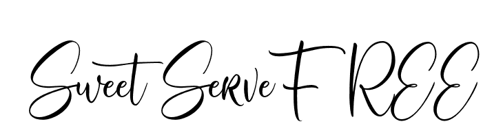 SweetServeFREE  Descarca Fonturi Gratis