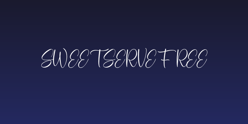 SweetServeFREE Social Header