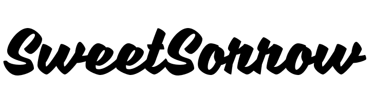 SweetSorrow Fonte