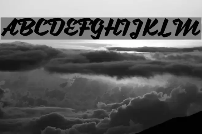 SweetSorrow Font examples