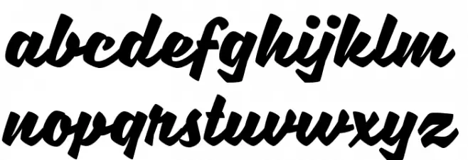 SweetSorrow 字体 小写