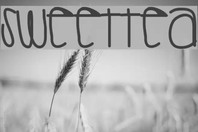 SweetTea Font examples