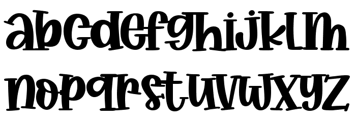 SweetValentines Font LOWERCASE