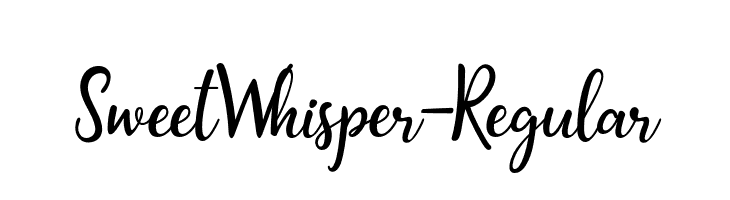 SweetWhisper-Regular  baixar fontes gratis