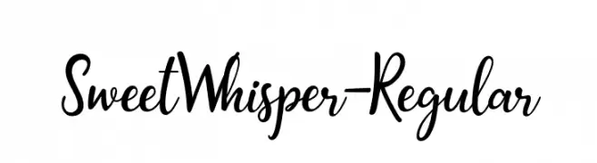 SweetWhisper-Regular  नि: शुल्क फ़ॉन्ट्स डाउनलोड