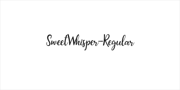 SweetWhisper-Regular Logo