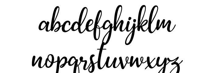 SweetWhisper-Regular Font LOWERCASE