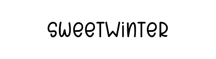 SweetWinter  フリーフォントのダウンロード