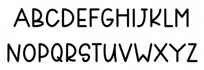 SweetWinter 字体 大写