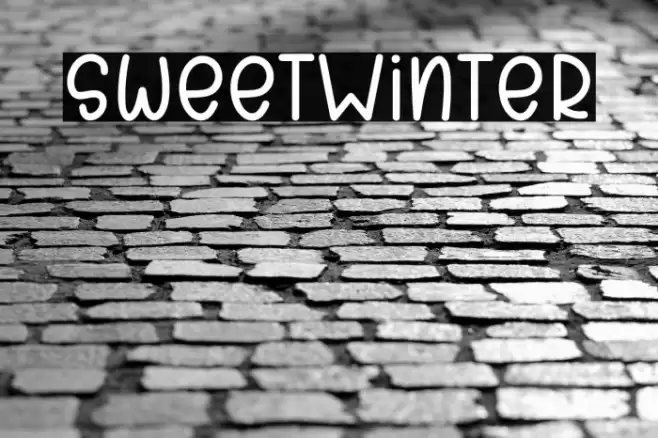 SweetWinter Font examples