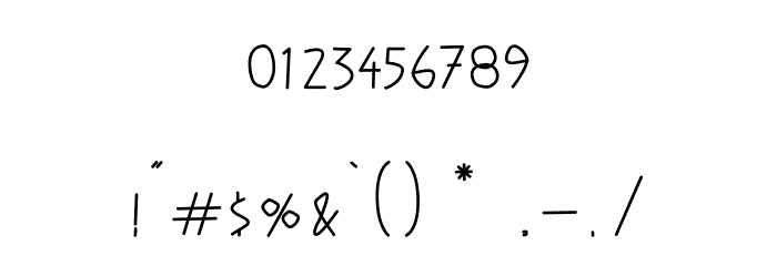 Sweet_Corn Font OTHER CHARS