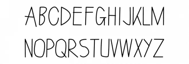Sweet_Corn Font UPPERCASE