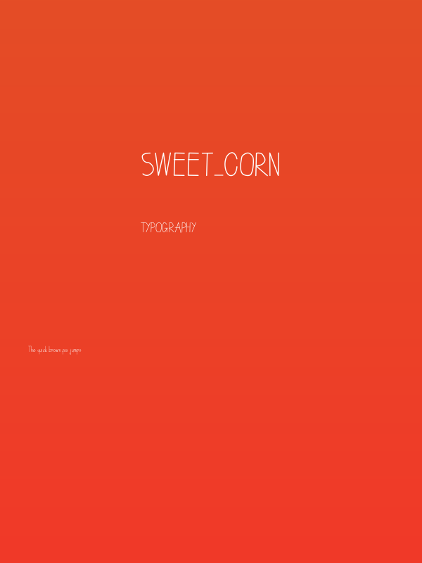 Sweet_Corn Poster