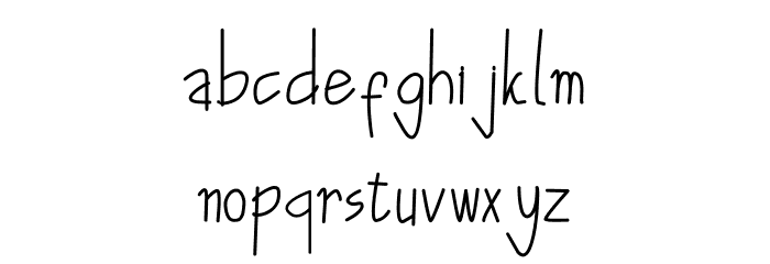 Sweet_Corn Font LOWERCASE