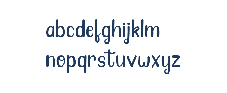Sweeta Regular Lowercase