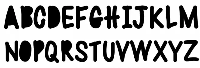 Sweetbubble Шрифта ВЕРХНИЙ