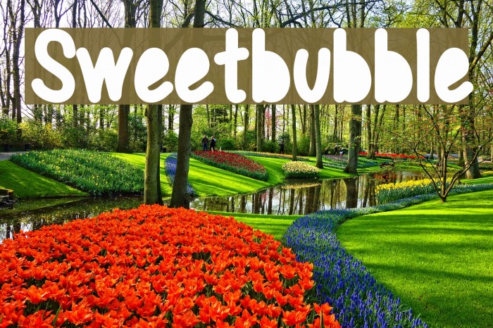 Sweetbubble Font examples