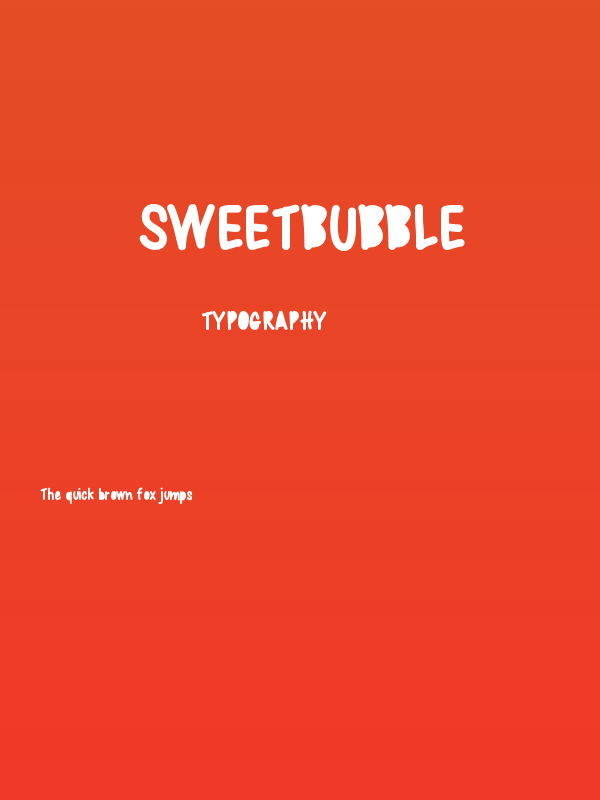 Sweetbubble Poster