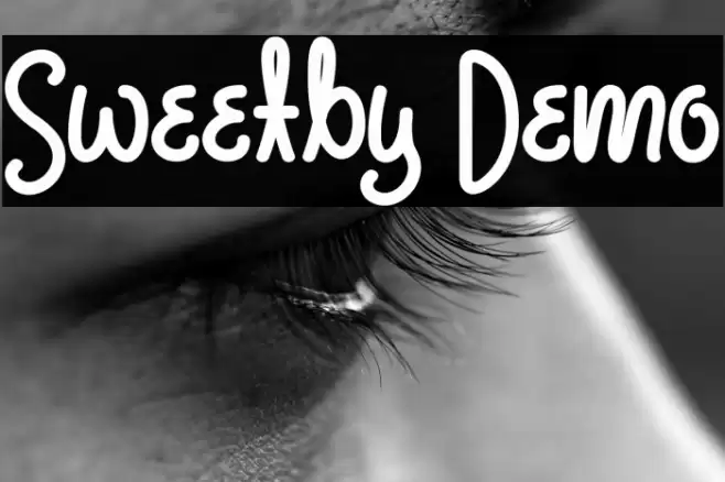 Sweetby Demo Font examples