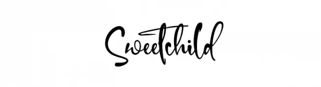 Sweetchild  Скачать бесплатные шрифты