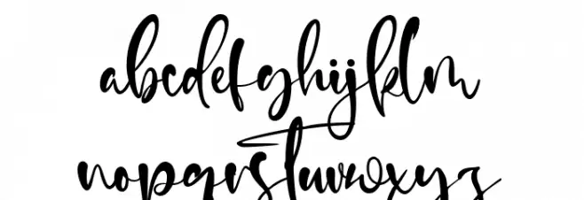 Sweetchild Schriftart Kleinbuchstaben