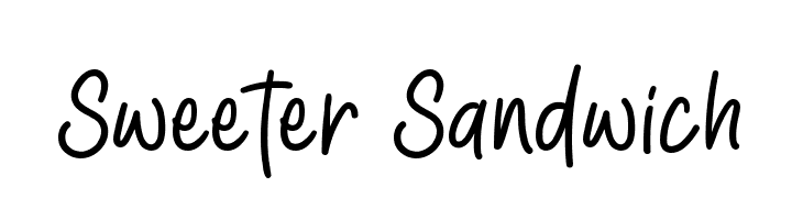 Sweeter Sandwich  font caratteri gratis