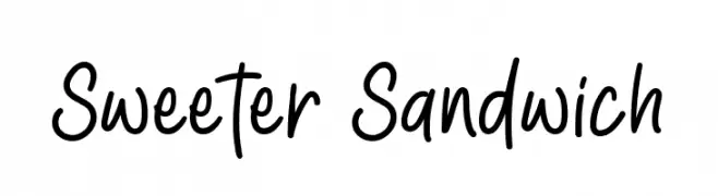 Sweeter Sandwich  font caratteri gratis