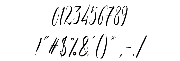 SweeterthanCandy Font OTHER CHARS
