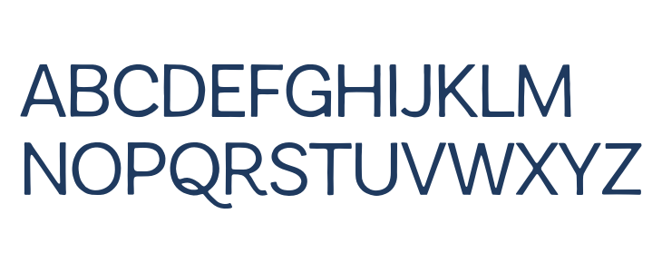Sweetform Sans Uppercase
