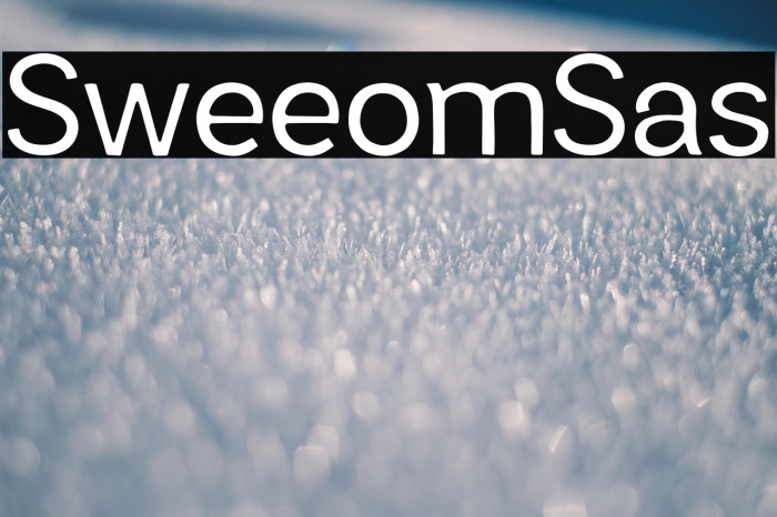 Sweetform Sans Example 1