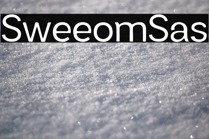 Sweetform Sans Example 3