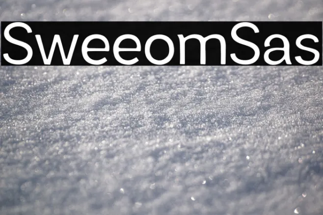 Sweetform Sans Example 3