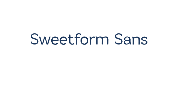 Sweetform Sans Logo