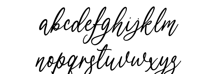 Sweetfrance Font LOWERCASE
